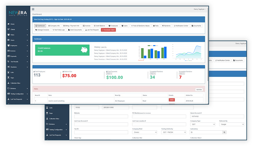 Homepage New Era Drug Testing - All-in-One Platform